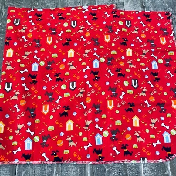 Puppy Dog Print Baby Crib Nursery Receiving Blanket - Picture 1 of 3